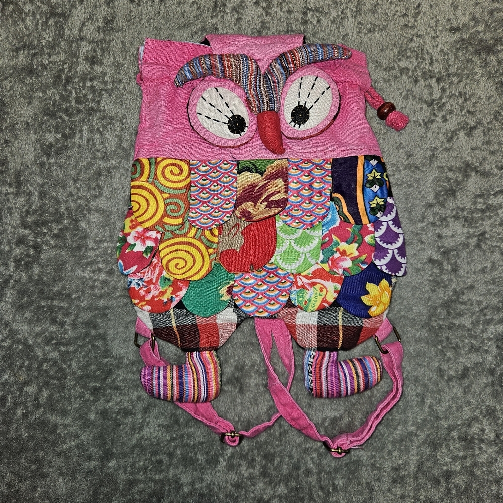 Colorful Owl Backpack